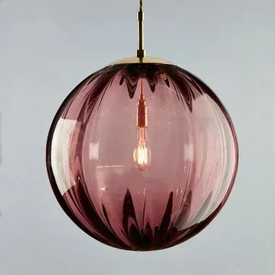 GlassOrb | Moderne Deckenlampe aus Glas mit integriertem LED