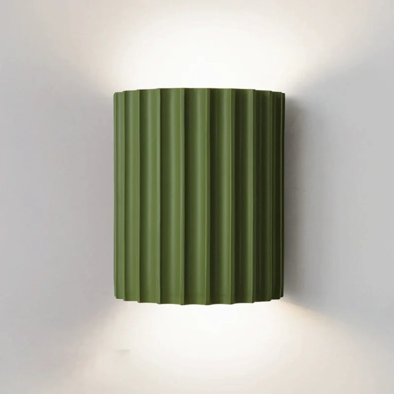 GleamEdge Moderne LED-Wandlampe Künstlerisches Design aus Harz