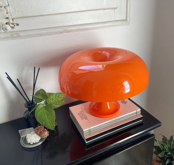 GlowSphere Tragbare Luxus Pilz Tischlampe