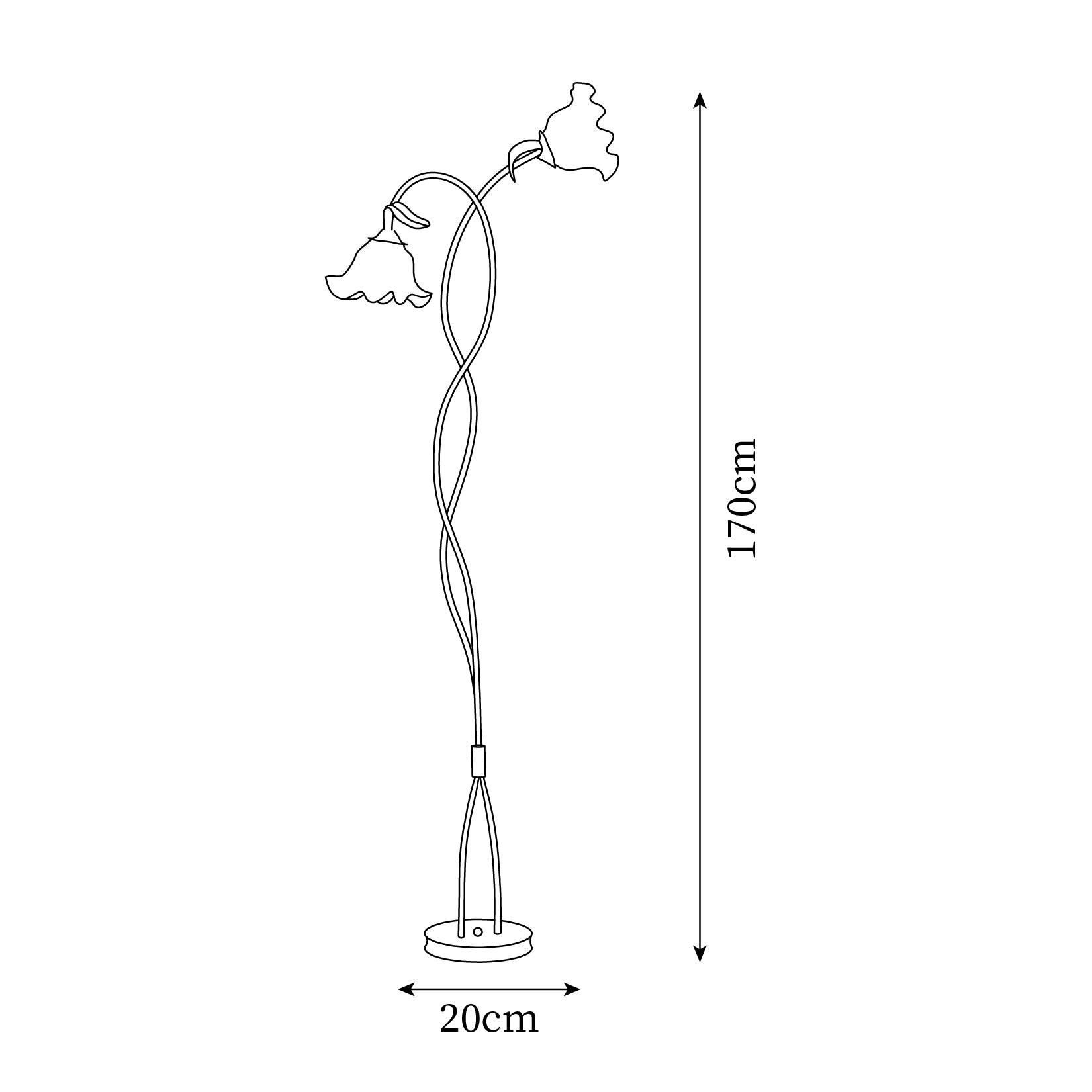 Calla Blumen Stehlampe