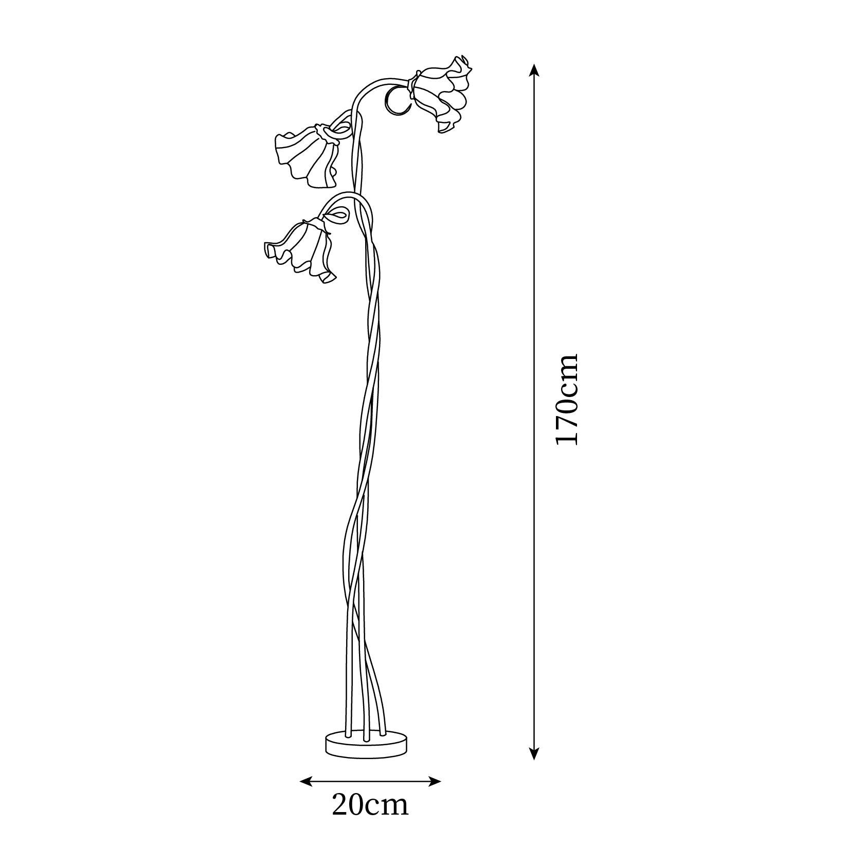 Calla Blumen Stehlampe
