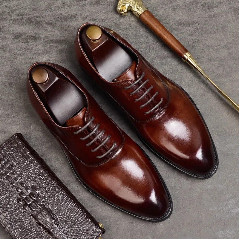 Aurelo Oxford-Schuhe aus italienischem Leder für formelle Anlässe