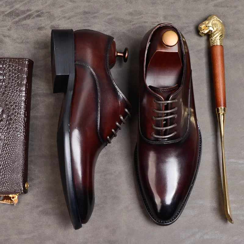 Aurelo Oxford-Schuhe aus italienischem Leder für formelle Anlässe
