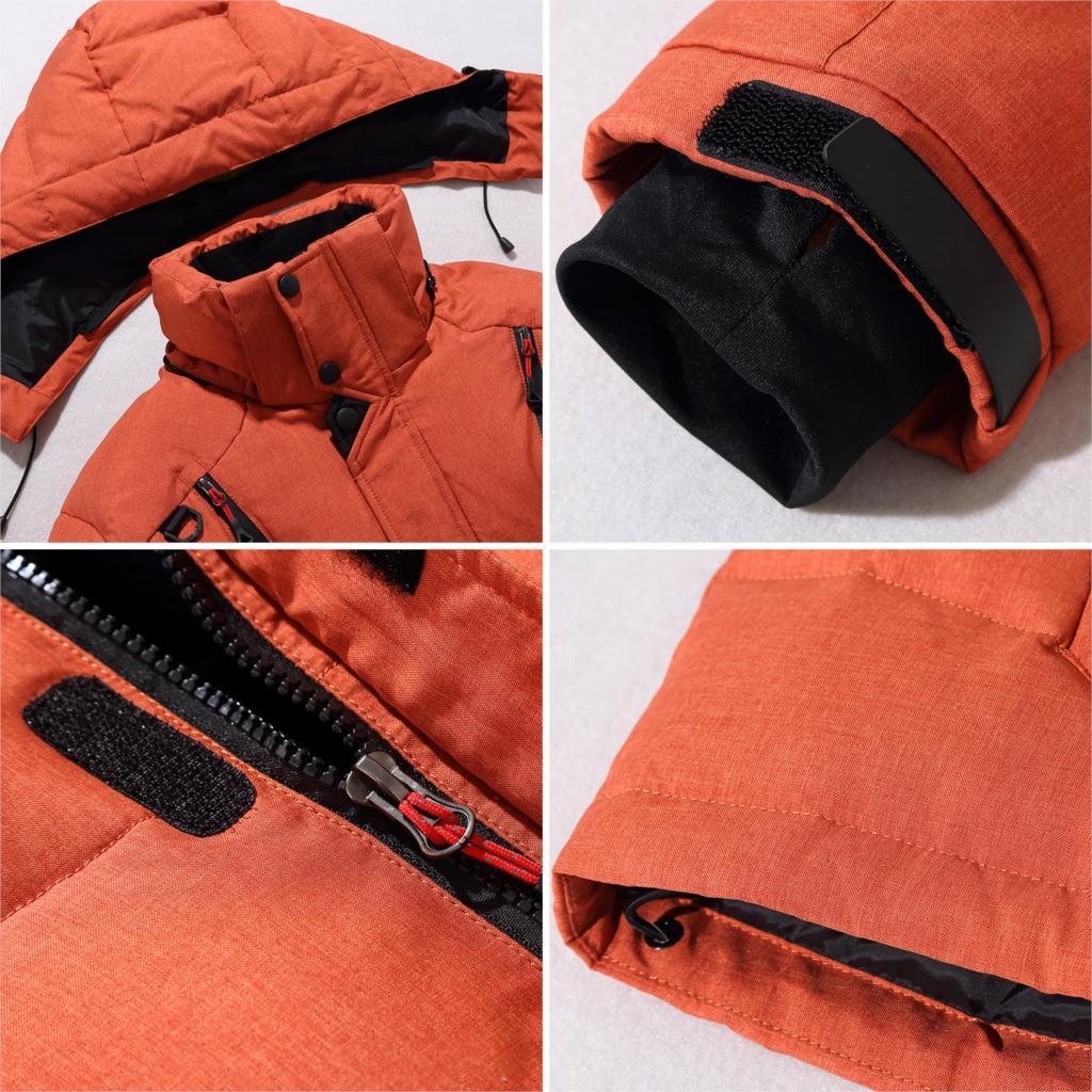 Warme dicke Pufferjacke