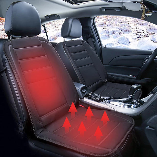 HeatRide Beheiztes Autositzkissen – 12V Memory Foam Sitz- und Rückenwärmer