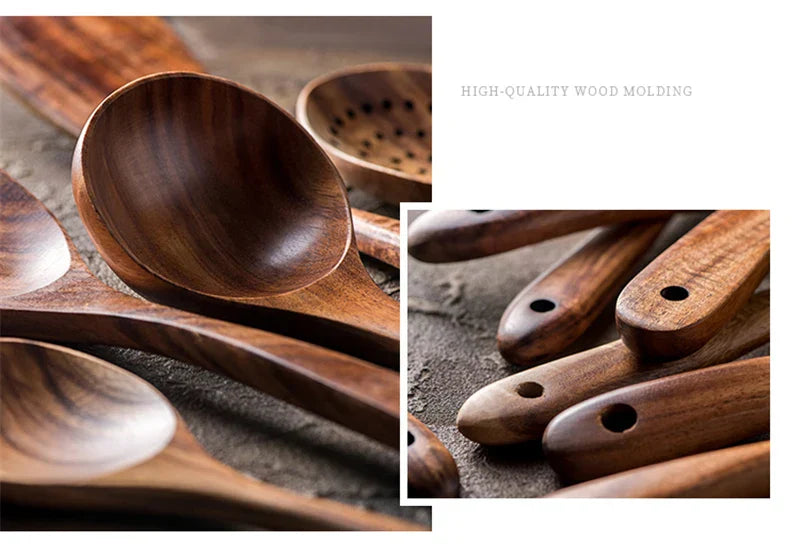 CulinaryTeak | Elegantes 7-teiliges Küchenset