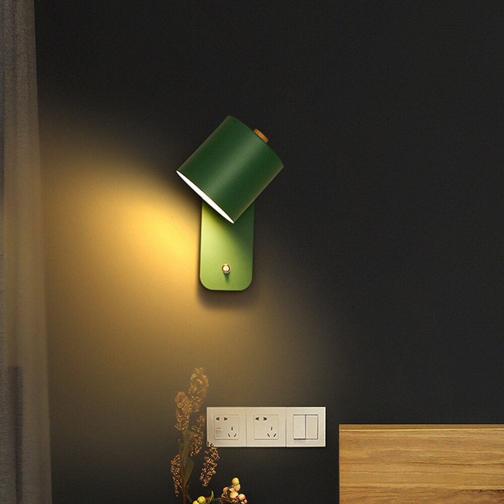 Frendorf | LED Wandleuchte mit Schalter | Modernes Metall Design