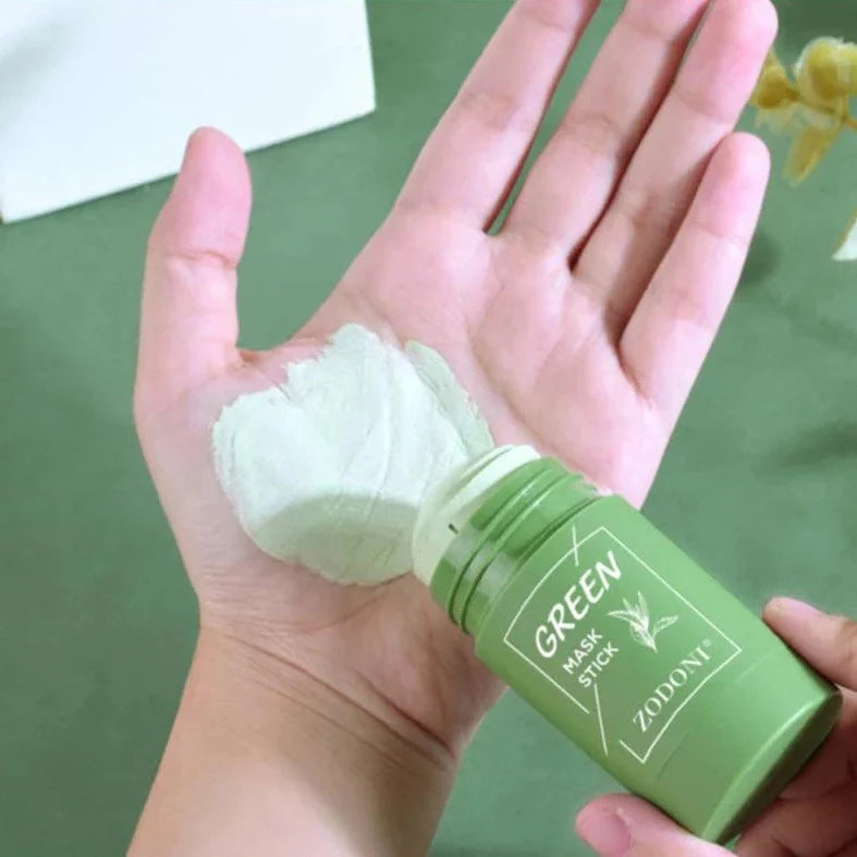 Grüner Tee Maskenstick