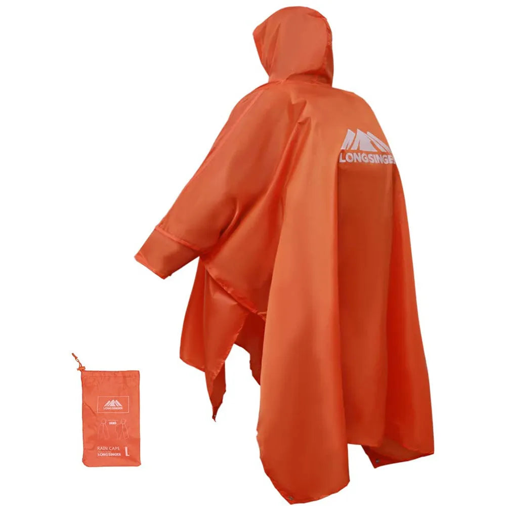 3-in-1 Tragbarer Wasserdichter Regenmantel - Verstellbar, Leicht und Wiederverwendbar für Männer und Frauen, Ideal für Wandern, Jagen und Klettern