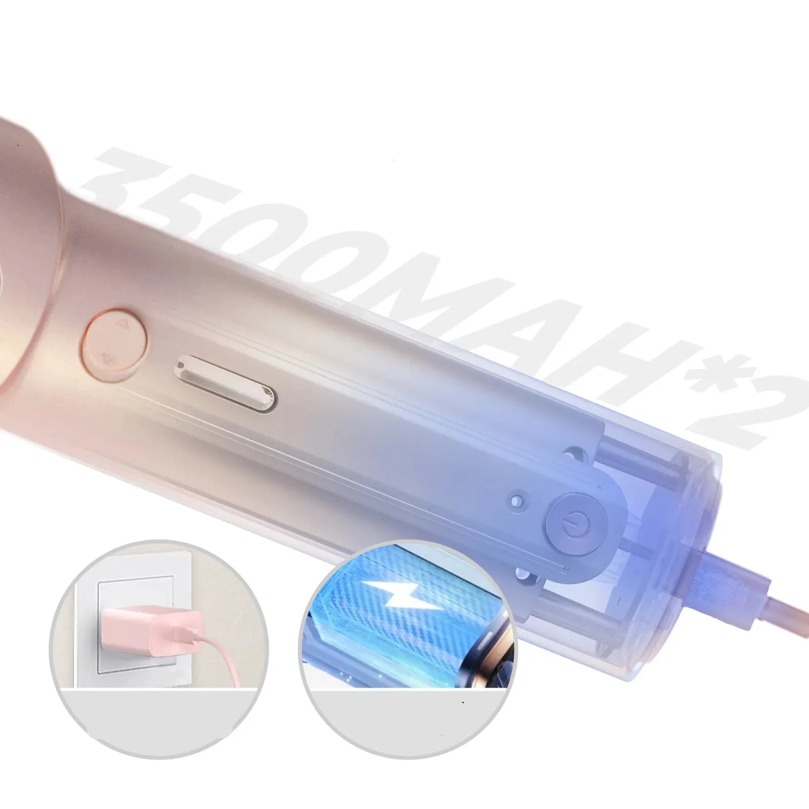 Céleste | Lockenstab – kabellos – einstellbare Temperatur – elegantes Design