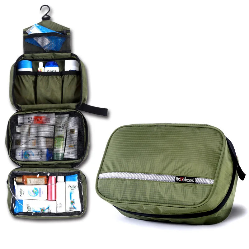 Travelior MaxPack Große Wasserdichte Kulturtasche für Männer und Frauen mit Großer Aufbewahrungskapazität