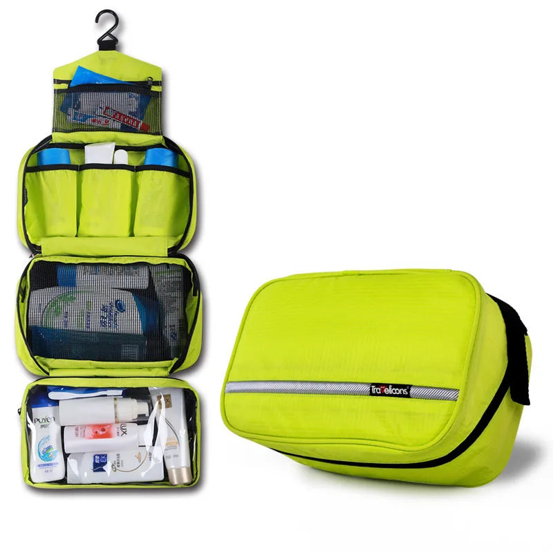 Travelior MaxPack Große Wasserdichte Kulturtasche für Männer und Frauen mit Großer Aufbewahrungskapazität