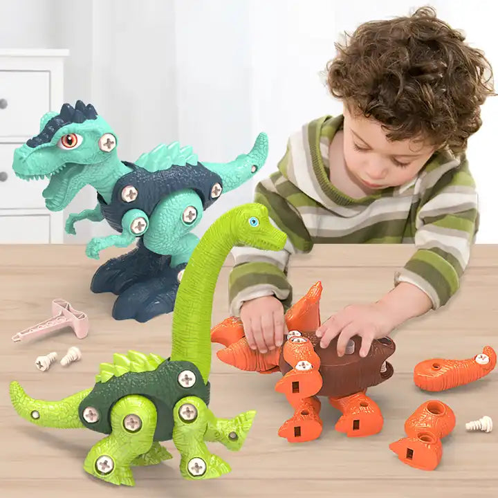 Dino Bau- und Schraubspielset