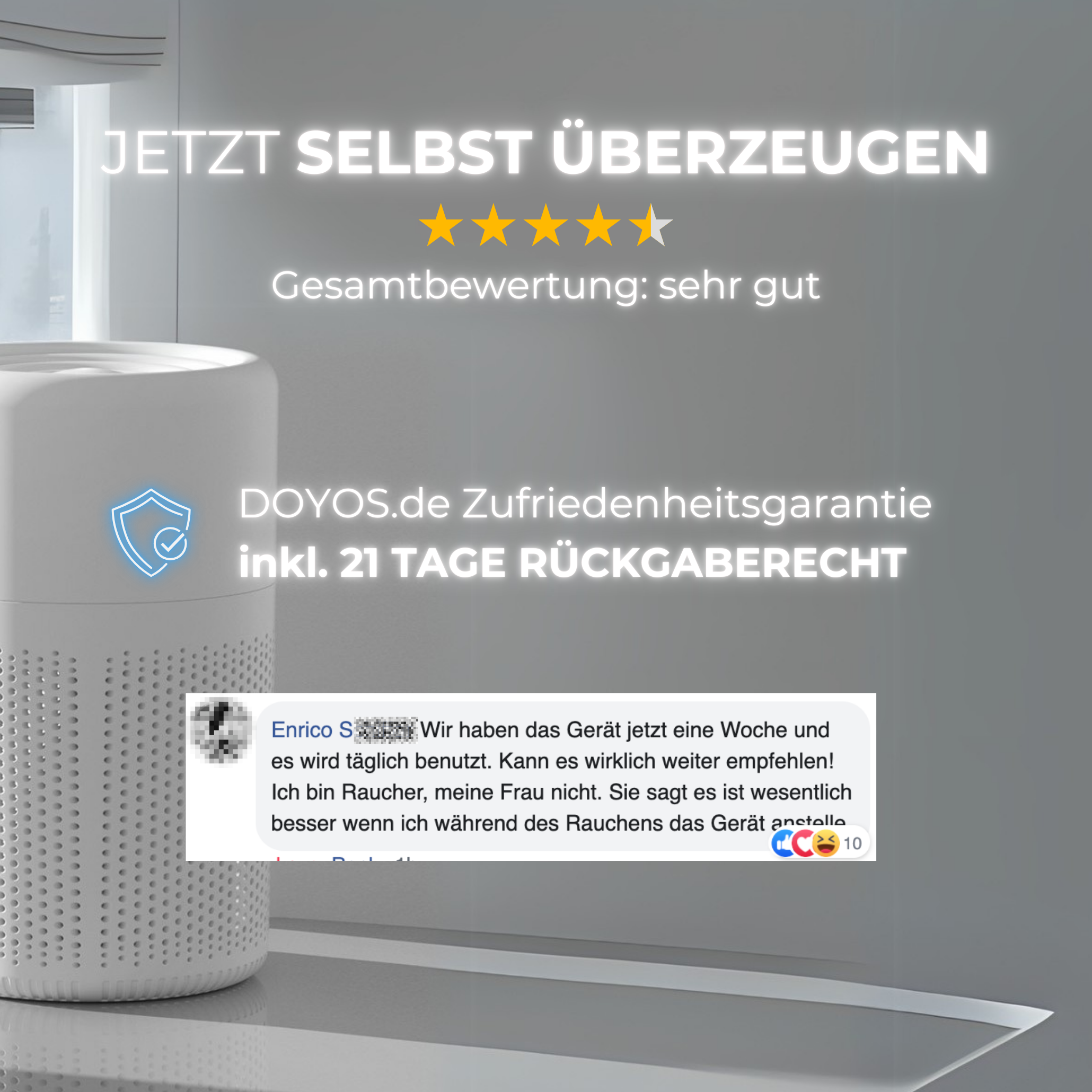 LuftGenius Luftreiniger | Effektive Luftreinigung für ein gesundes Raumklima