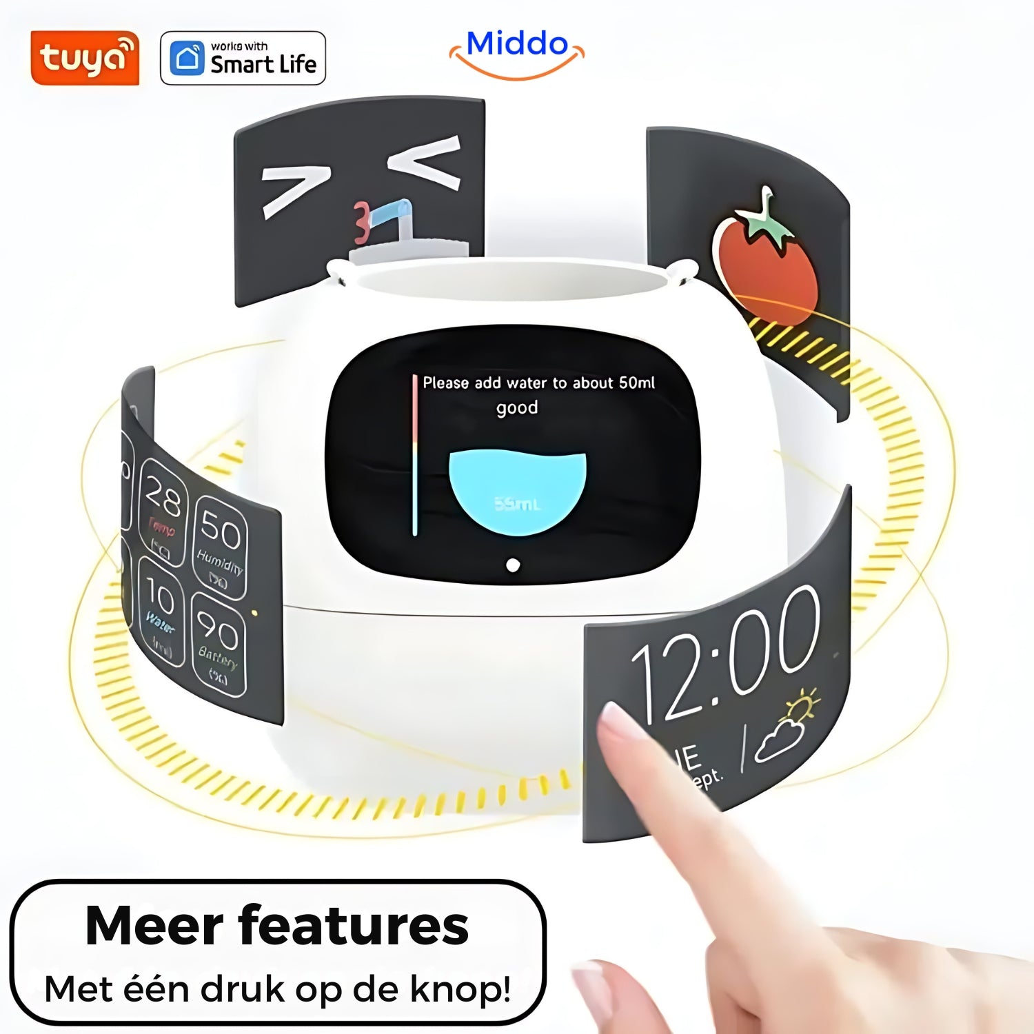 IvyCare Automatischer Blumentopf | Intelligente Pflanzenpflege für glückliche Pflanzen