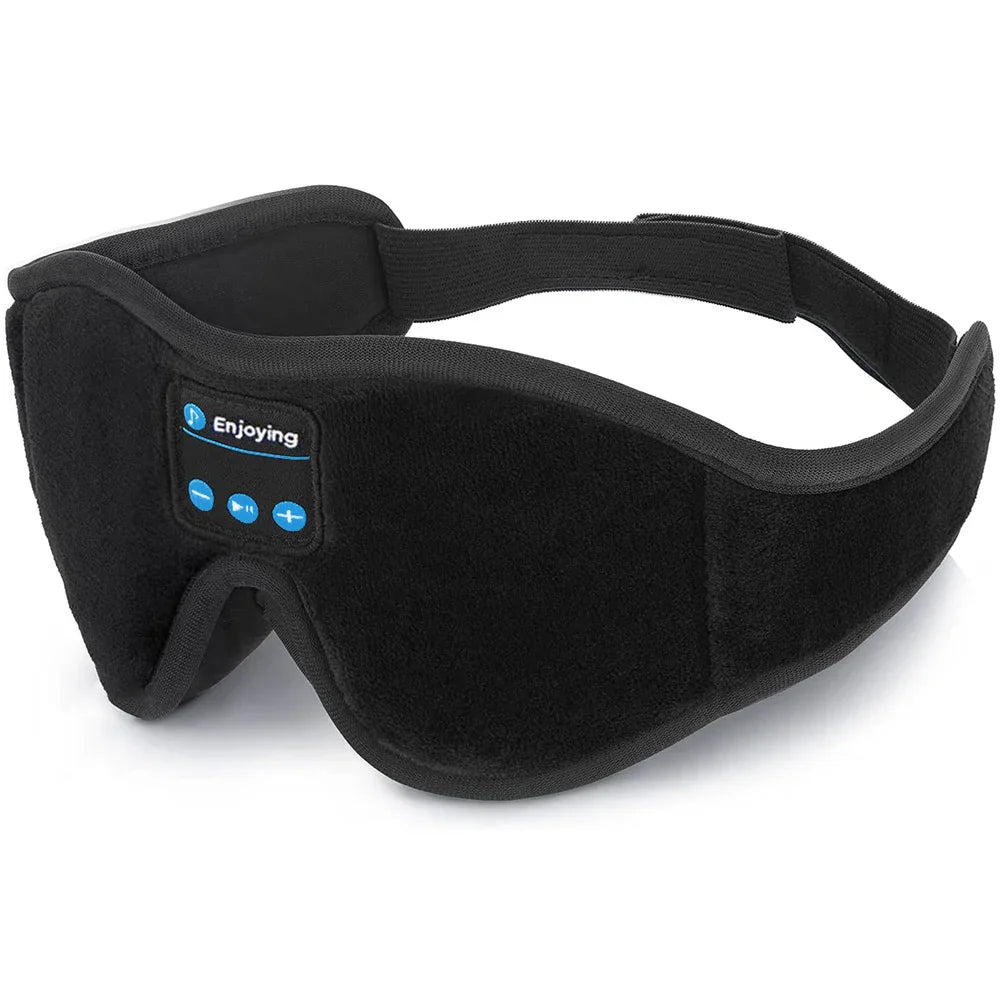 LuxeSlumber Bluetooth Schlafmaske | Genießen Sie HD-Sound für ununterbrochene Ruhe