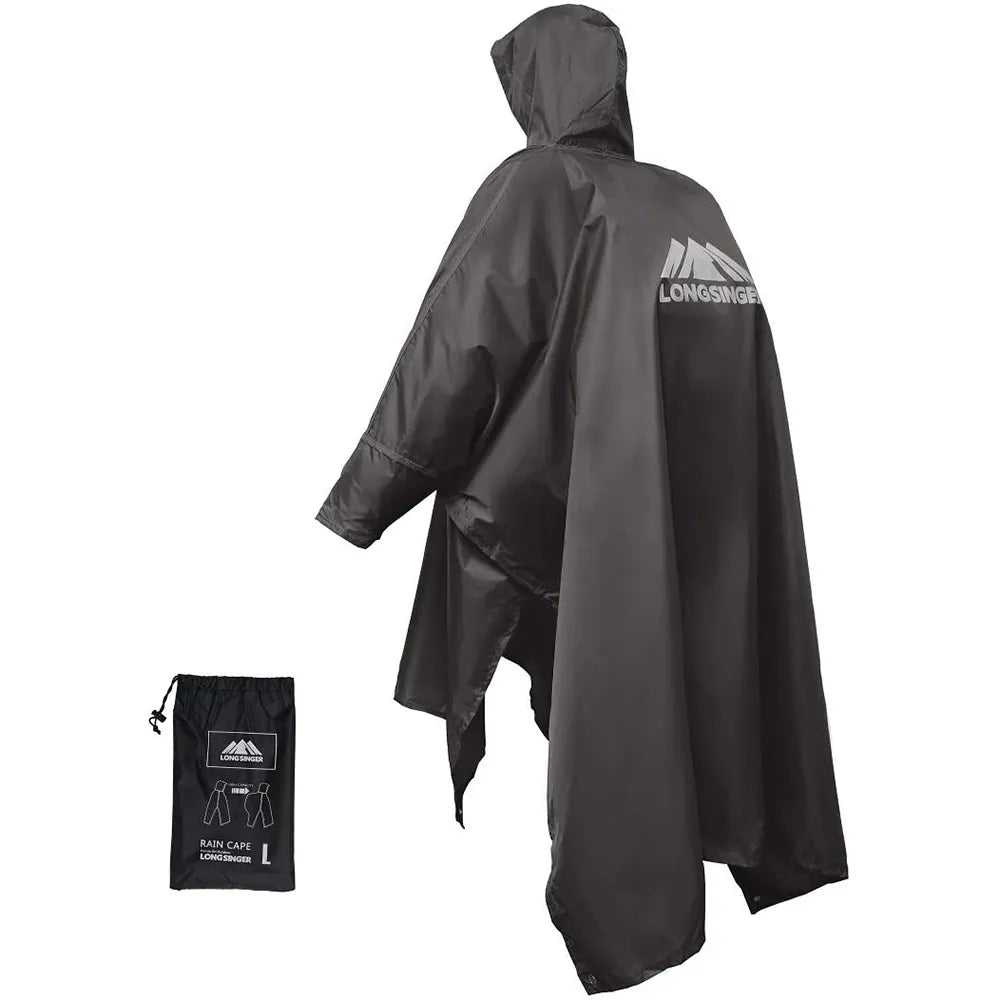 3-in-1 Tragbarer Wasserdichter Regenmantel - Verstellbar, Leicht und Wiederverwendbar für Männer und Frauen, Ideal für Wandern, Jagen und Klettern