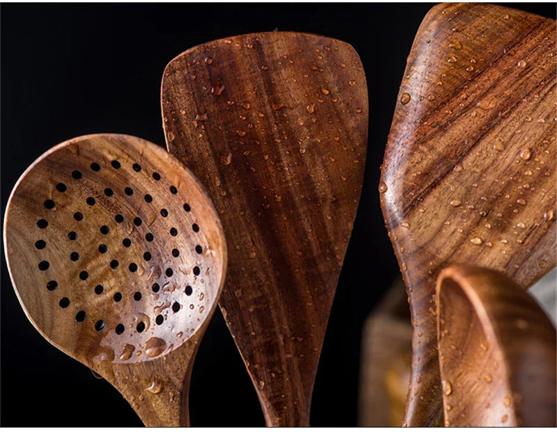 CulinaryTeak | Elegantes 7-teiliges Küchenset