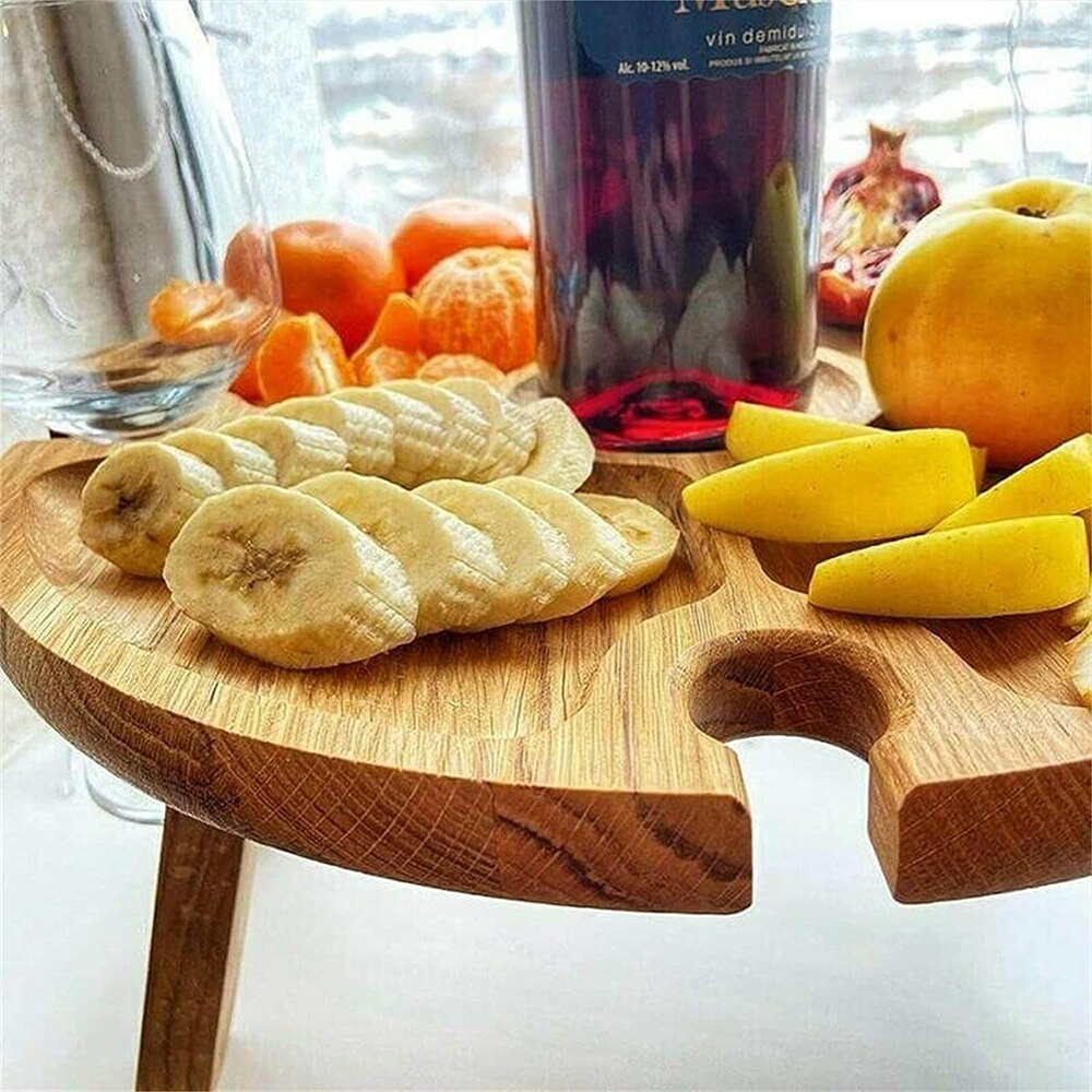 GourmetElegance Snackbrett-Organizer | Stilvoller Organizer für Wurstwaren und Käse