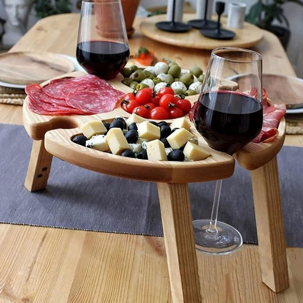 GourmetElegance Snackbrett-Organizer | Stilvoller Organizer für Wurstwaren und Käse