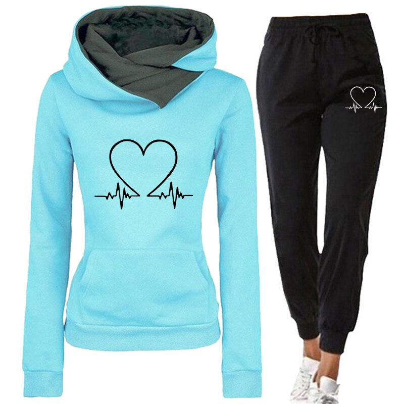 Heartbeat Cozy Warm Jogginganzug
