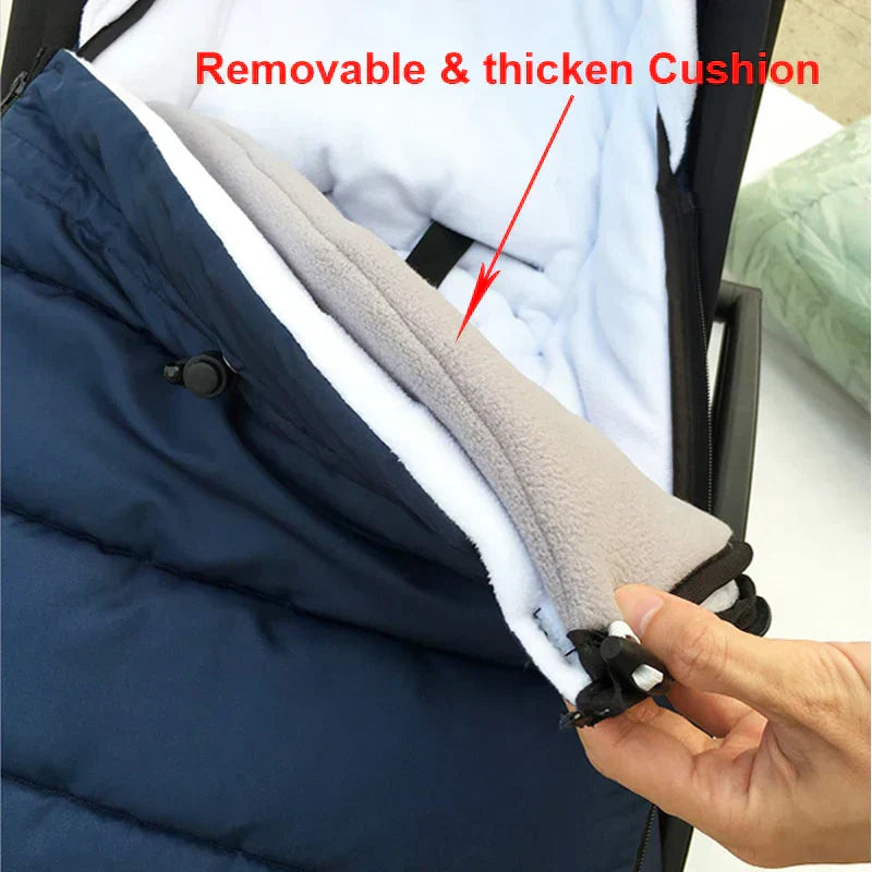 SnuggleRide - Warme Fußsack für den Kinderwagen
