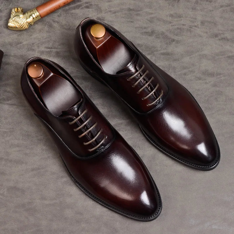 Aurelo Oxford-Schuhe aus italienischem Leder für formelle Anlässe