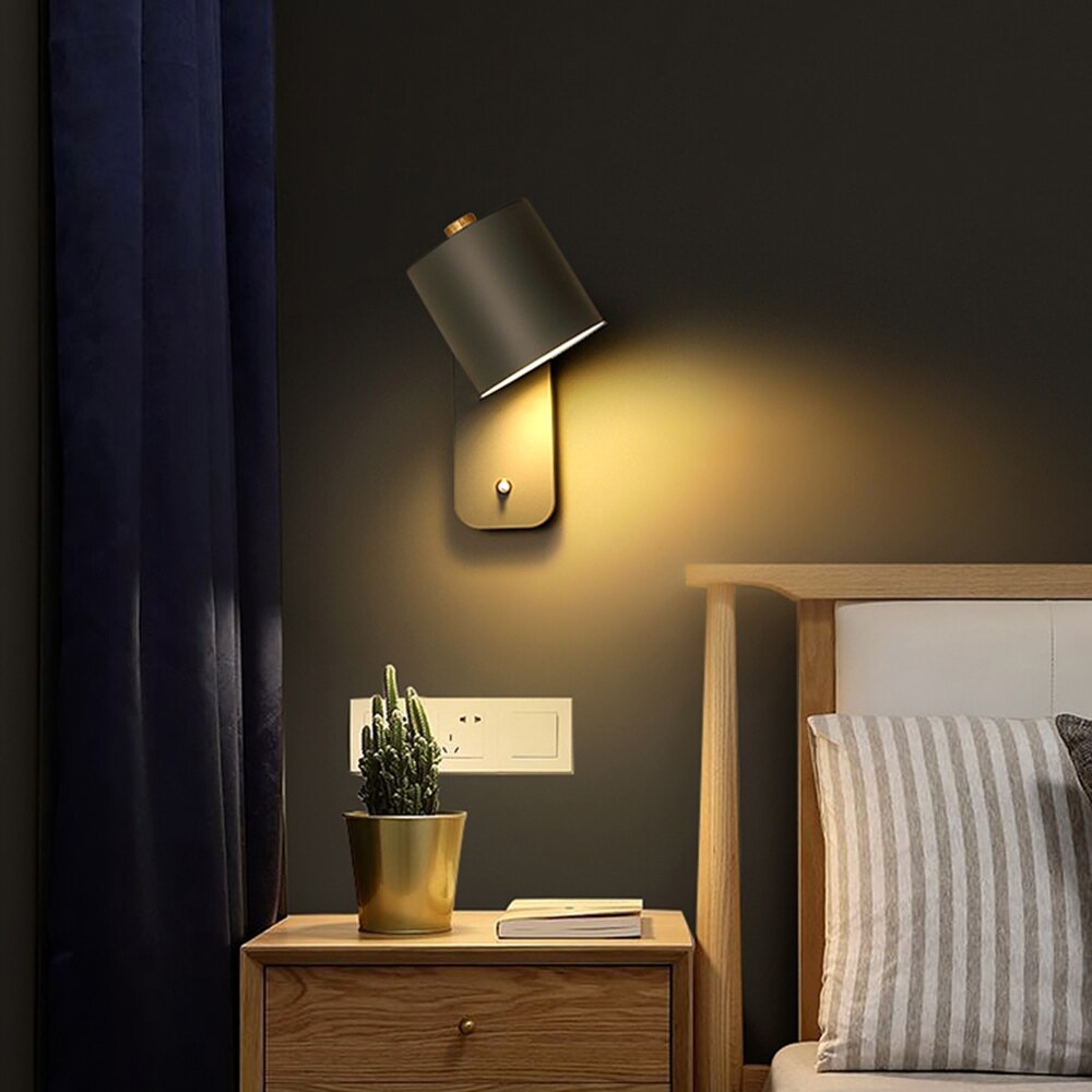 Moderne LED-Wandlampen mit Schalter für die Innenraumdekoration