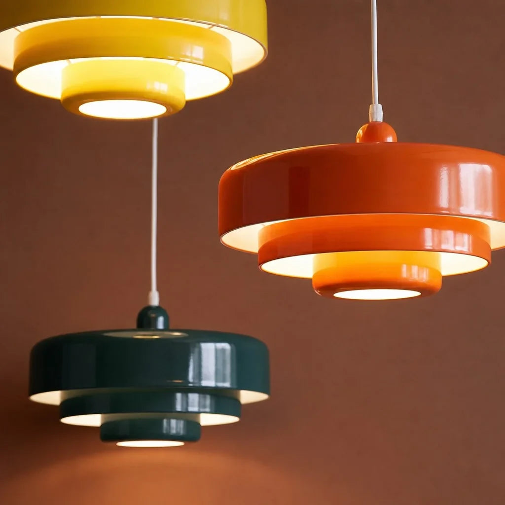 Hind Triple Layer Disc Macaron Pendelleuchte