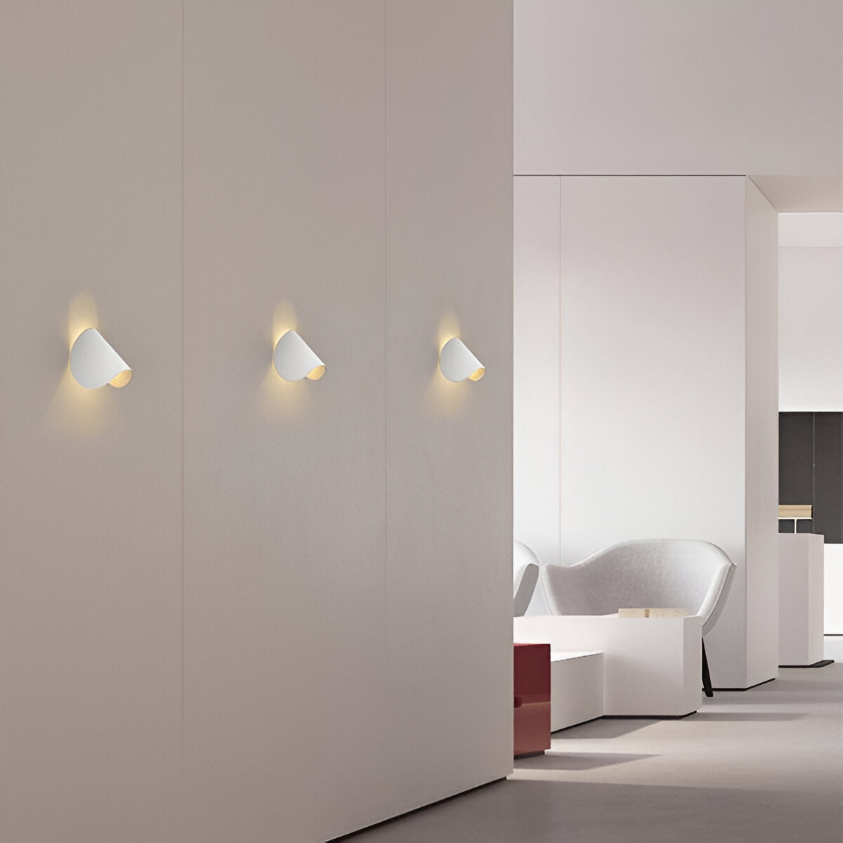 Wandleuchte Drehbar - Metall - Curve Design - Perfekt für jedes Zimmer