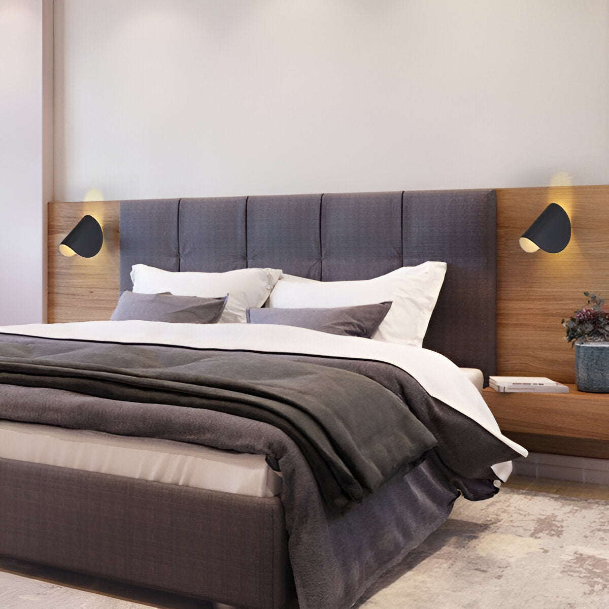 Wandleuchte Drehbar - Metall - Curve Design - Perfekt für jedes Zimmer
