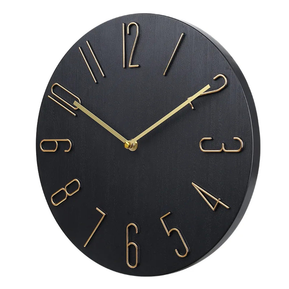 Silencio Moderne Stille Wanduhr – Minimalistisches Design mit Quarz-Uhrwerk