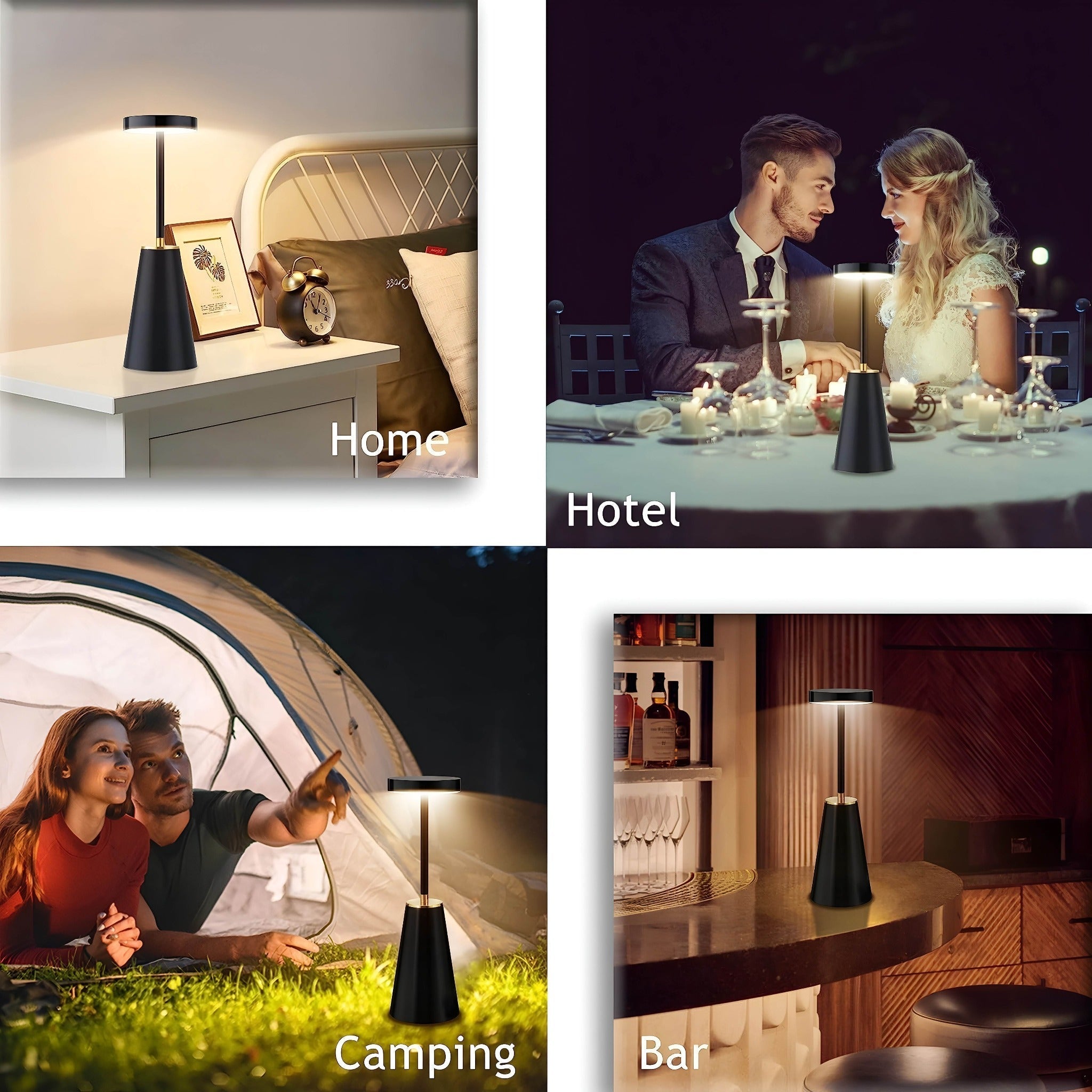 Drahtlose Luxus Tischlampe Moderne Dimmbares Licht