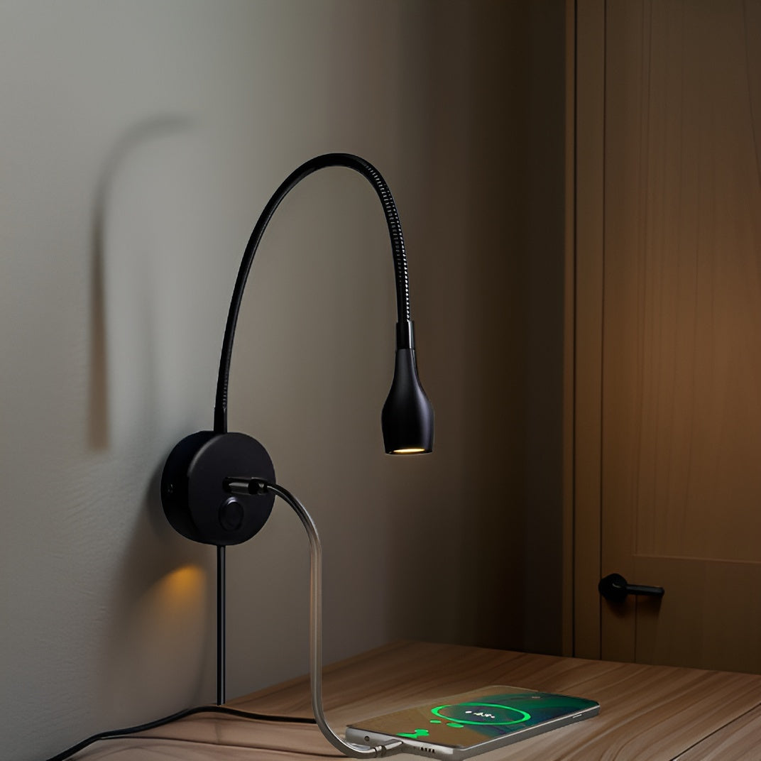 BrightNest – Flexible Wandleuchte zum Lesen mit dimmbarer Touch-Steuerung