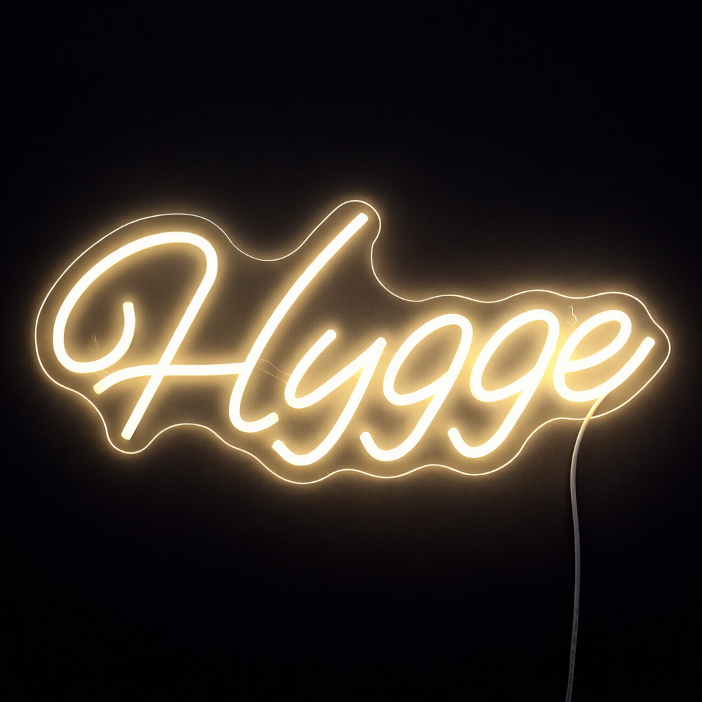 Hygge Neon Wandleuchte