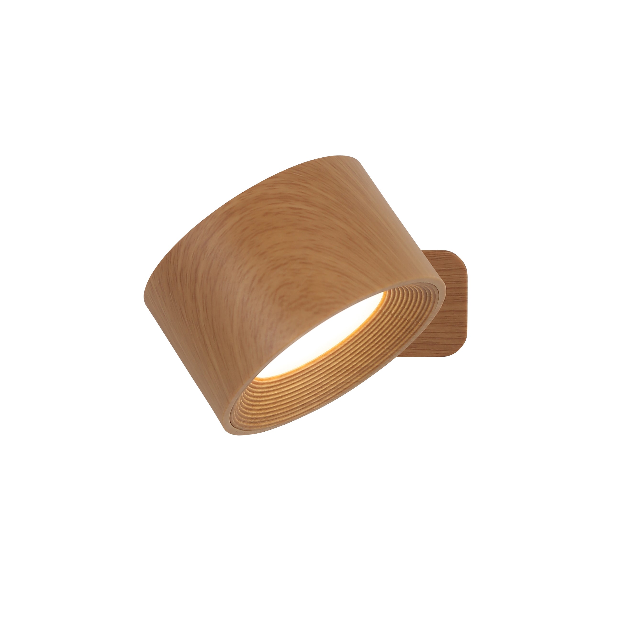 Ticky Magnetische Wandleuchte Holzlook