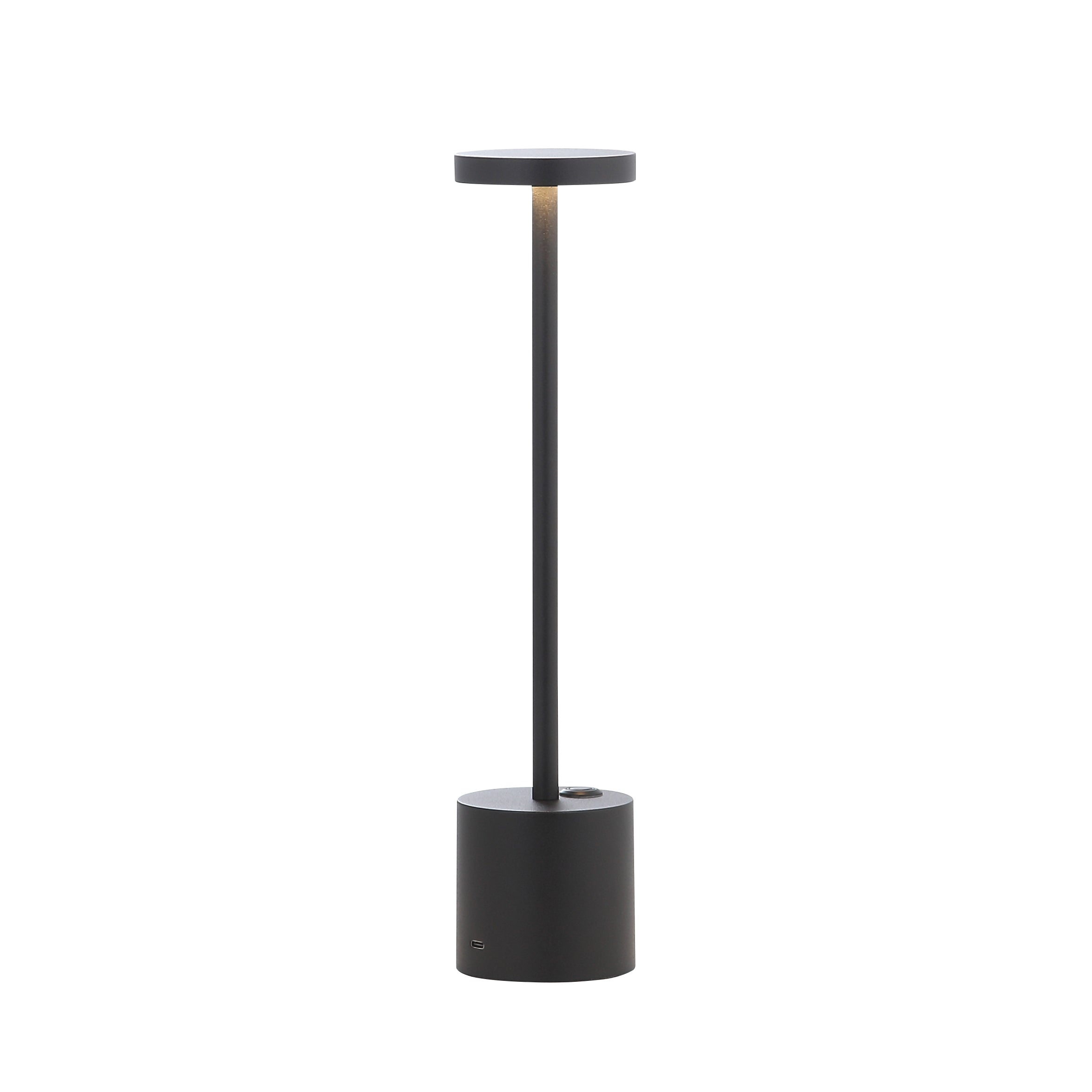 Bologna LED Drahtlose Tischlampe Schwarz
