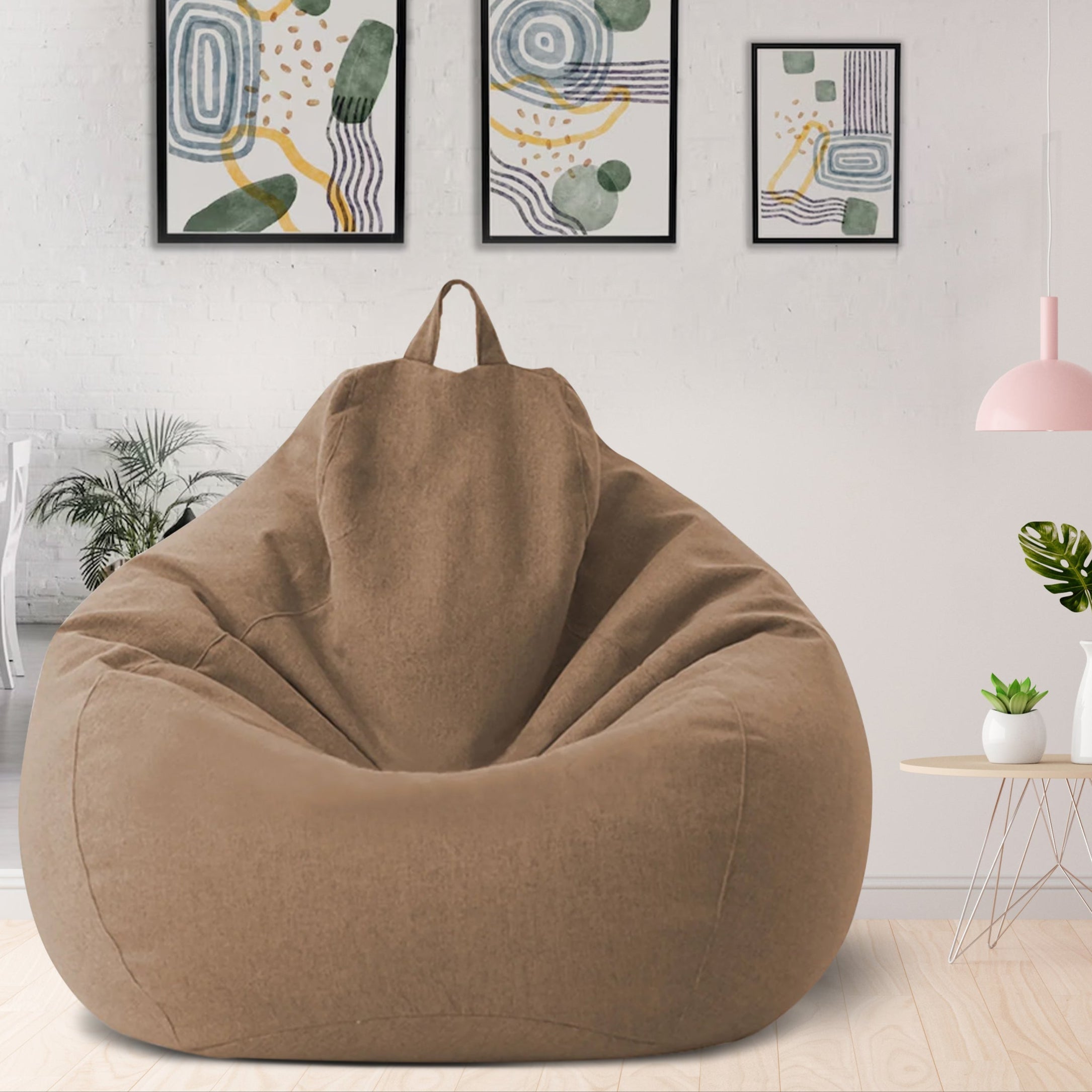 Norvo | Luxuriöser Lin Bean Bag – Ergonomischer & Stilvoller Komfort Sitzmöbel