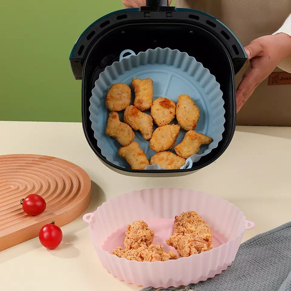 SiliconeAir Max | wiederverwendbare Backform für Fritteusen