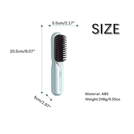 Kabellose Haarstyler Bürste Reisegeeignet für Glätten und Locken Wiederaufladbar für Alle Haartypen