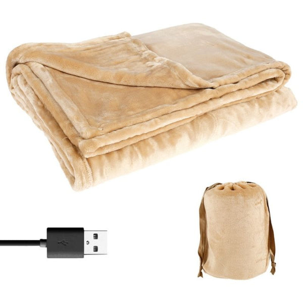 Drahtlose Elektrische Decke – USB Aufladbare Heizende Fleece-Decke