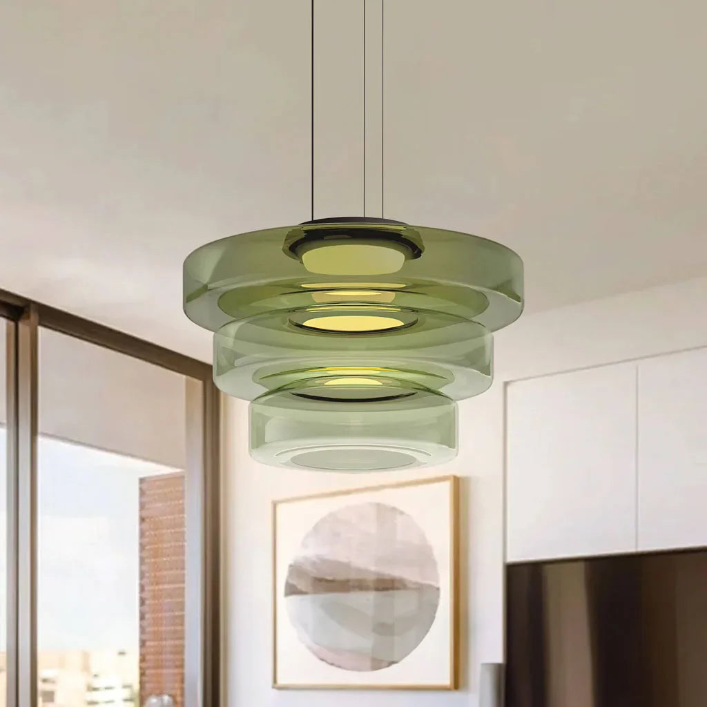 Jonas Kreative Glas Pendelleuchte