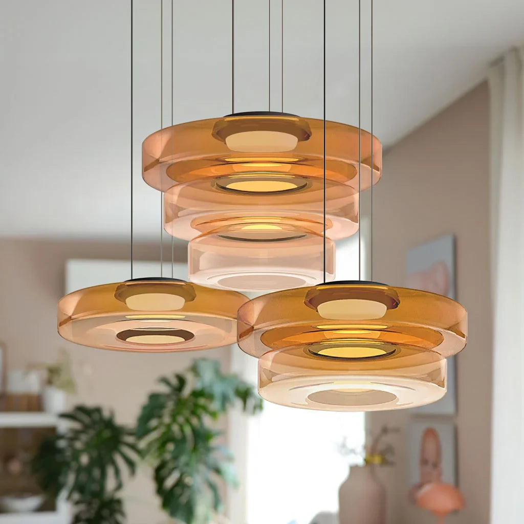 Jonas Kreative Glas Pendelleuchte