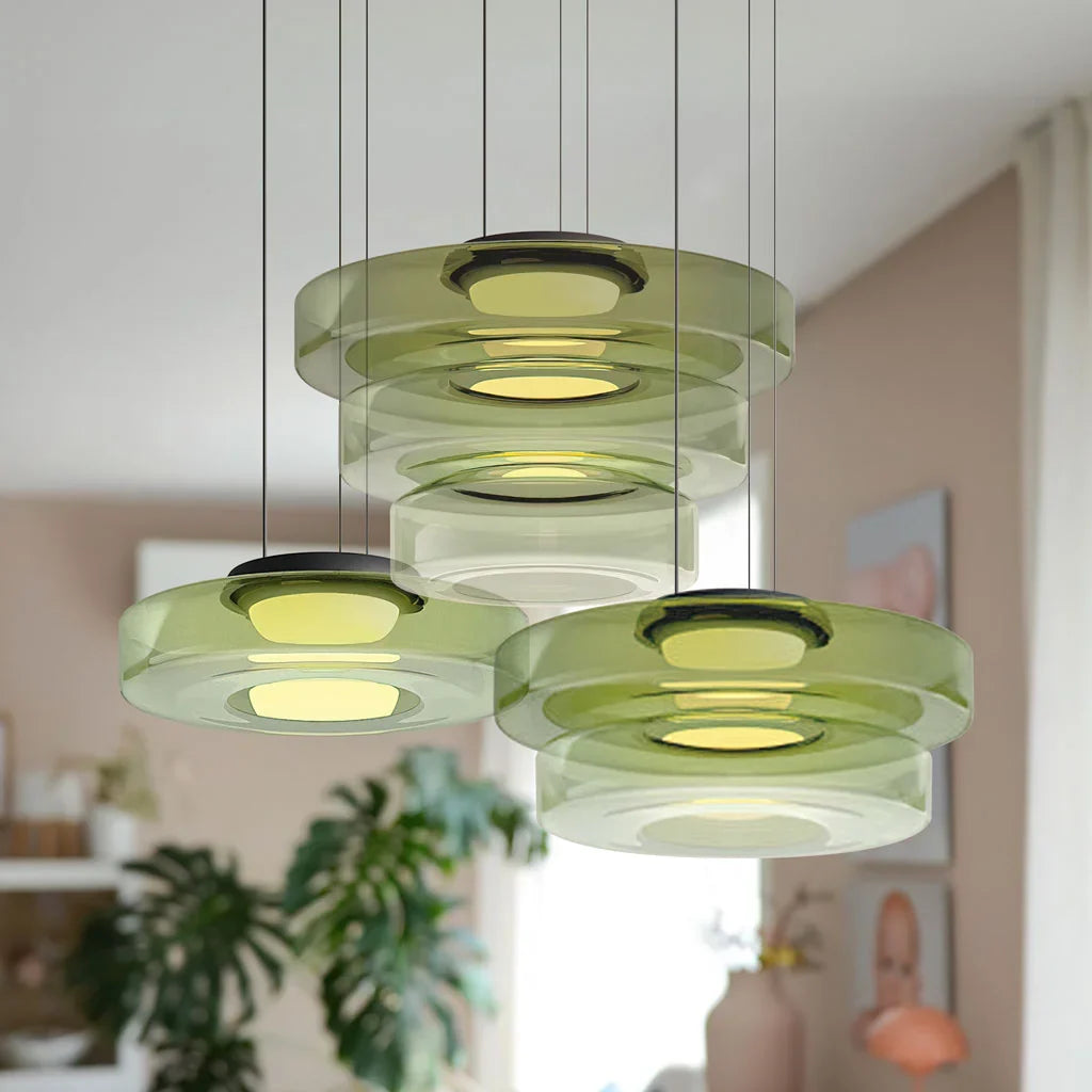 Jonas Kreative Glas Pendelleuchte