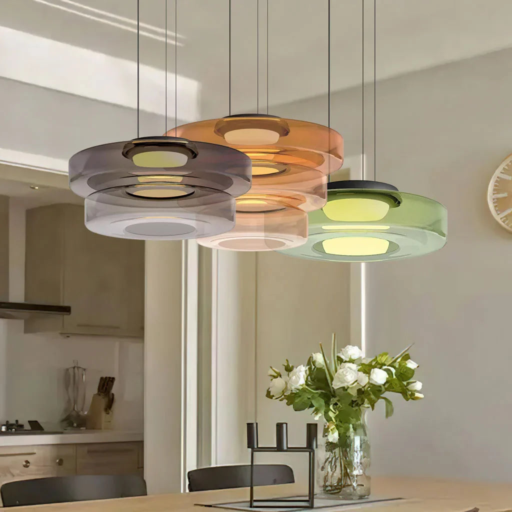 Jonas Kreative Glas Pendelleuchte
