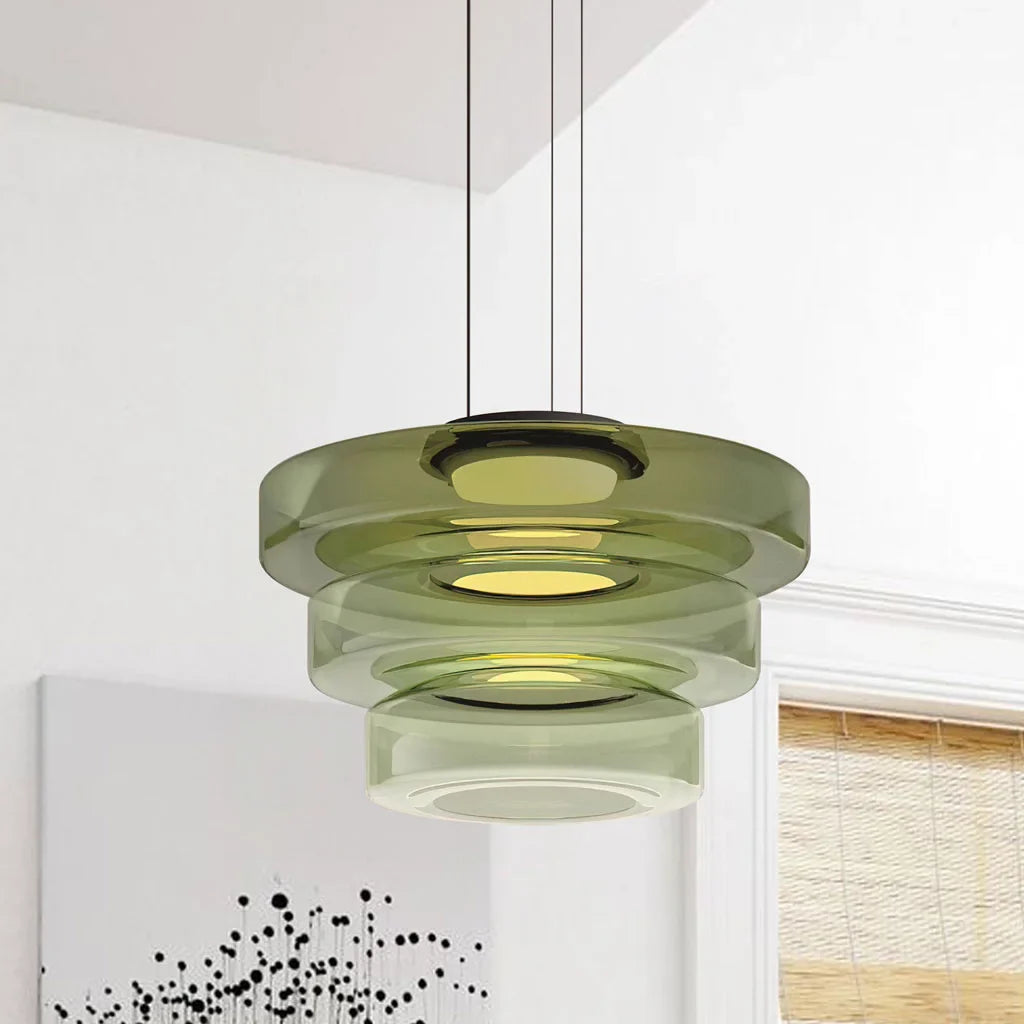 Jonas Kreative Glas Pendelleuchte