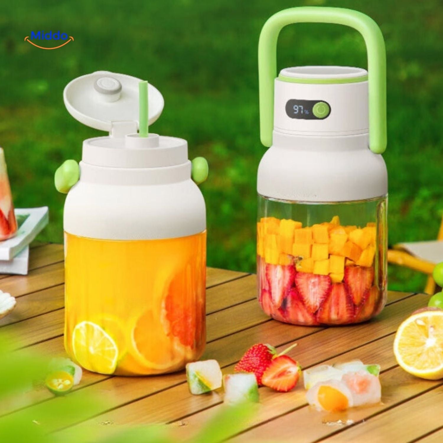 SaftGenie Kabelloser Mixer | Tragbare Saftpresse für frische, gesunde Säfte