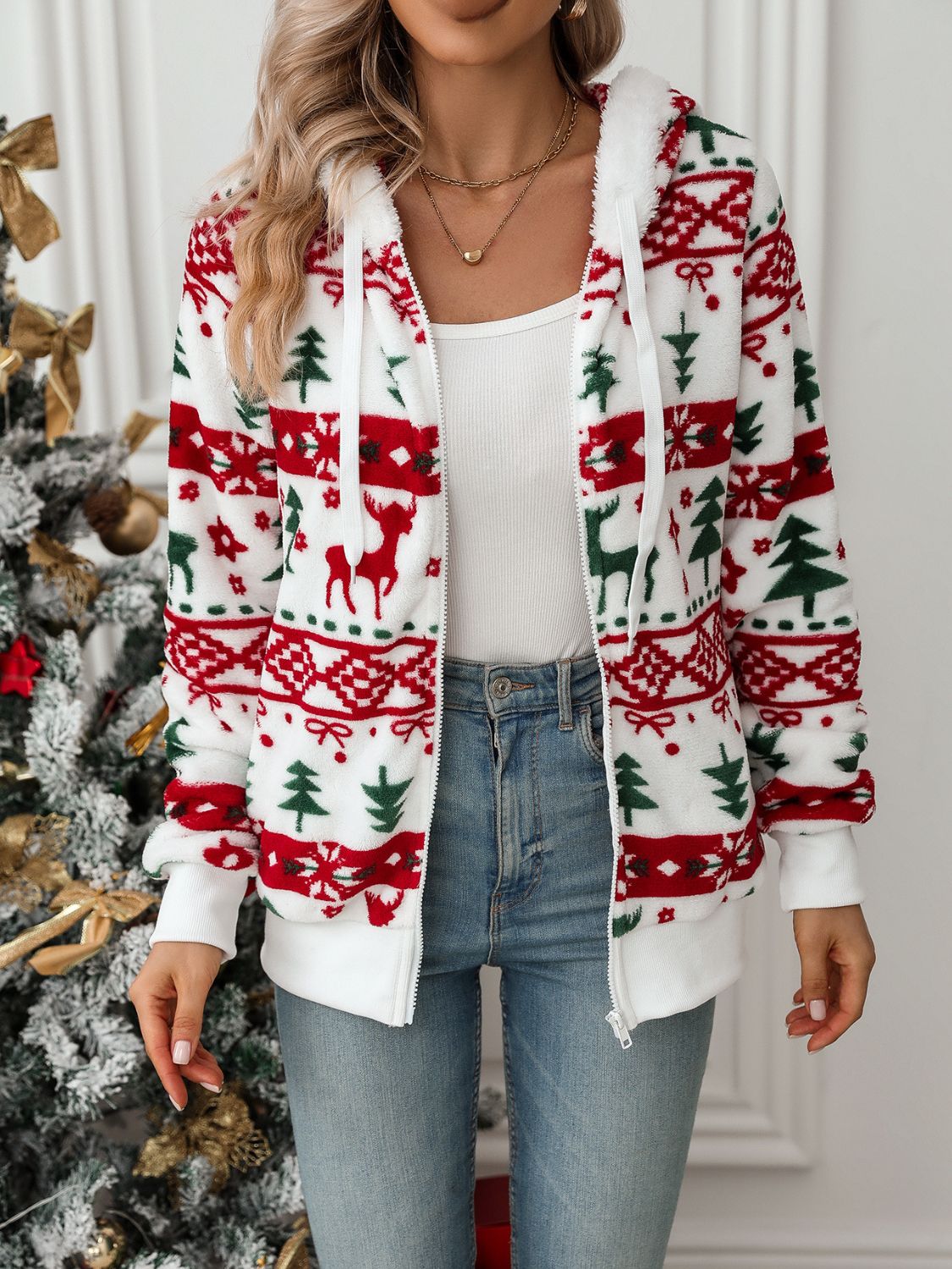 Damen Weihnachts Hoodie | Warm, festlich und ganz im Ambiente