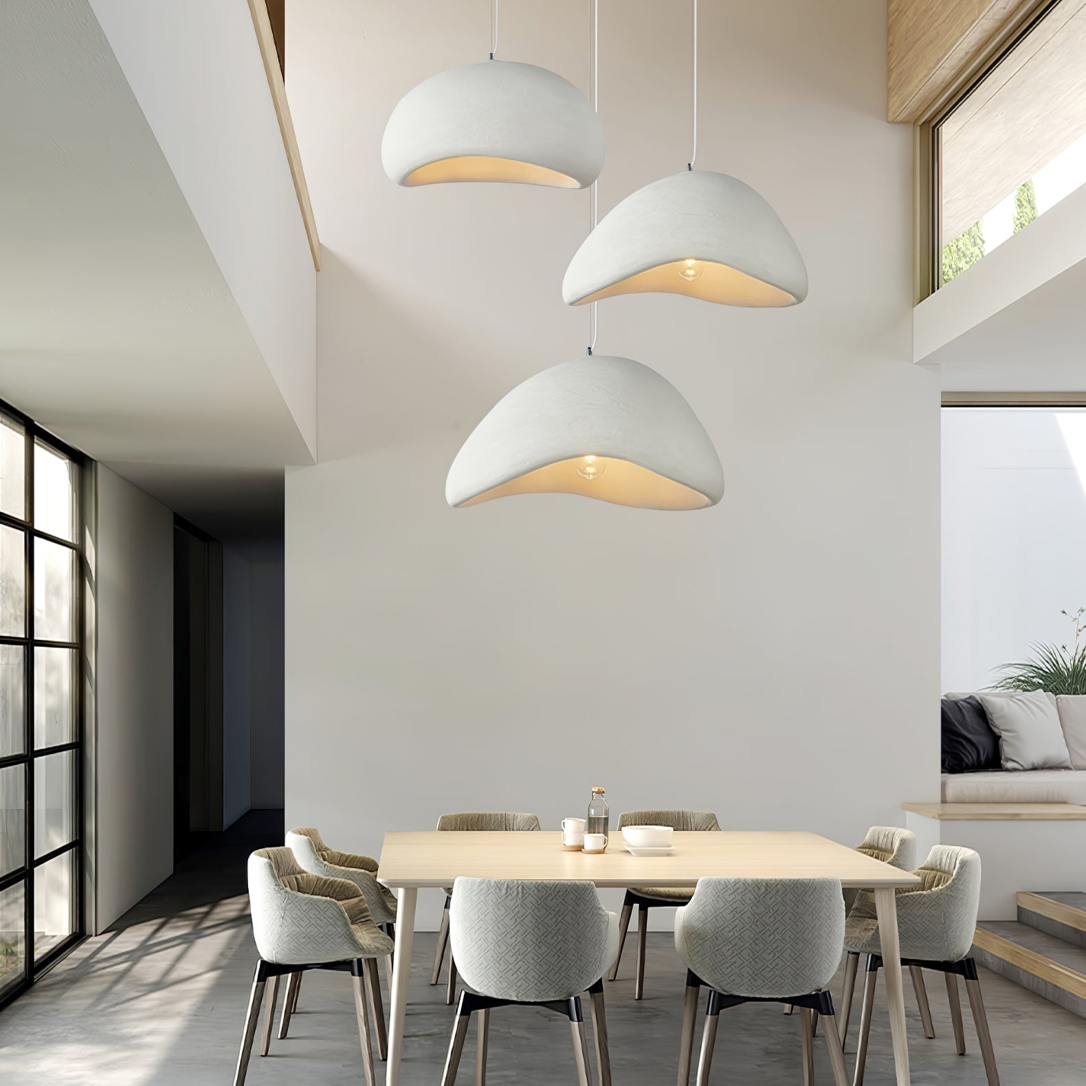 Wabi-Sabi Cocoon Pendelleuchte, Stil A