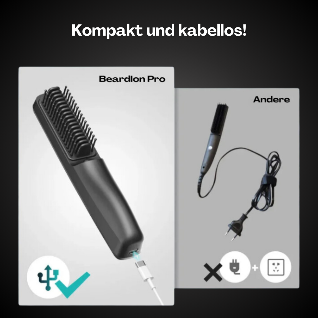BeardMaster | Kabelloser negativer Ion-Bartstyler